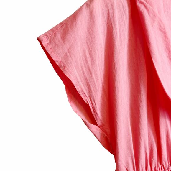 J Crew Pink Light Cotton Cowl Neck Short Sleeve Sundress Size XS - Picture 3 of 8
